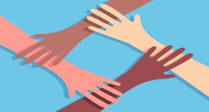 Pic of 4 hands holding each other